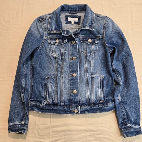 LOFT Other - LOFT Girls Denim Jean Jacket Size XXS